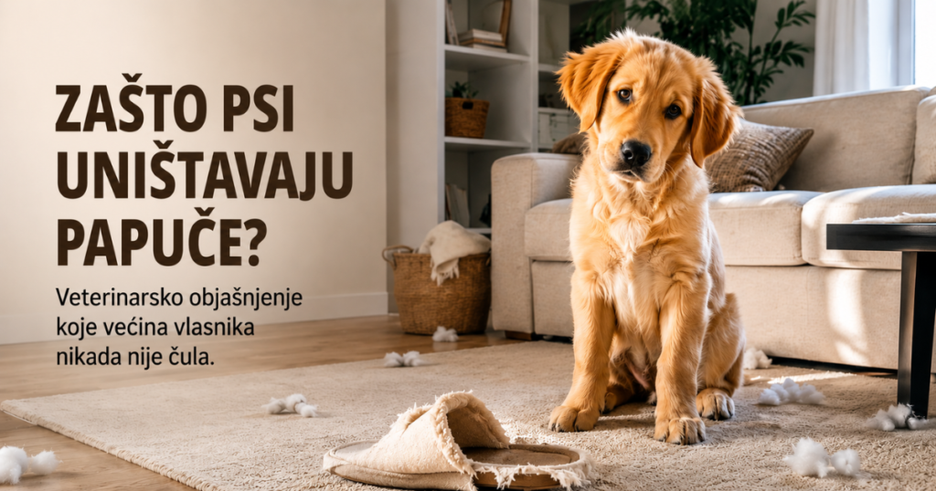 Zašto psi uništavaju papuče